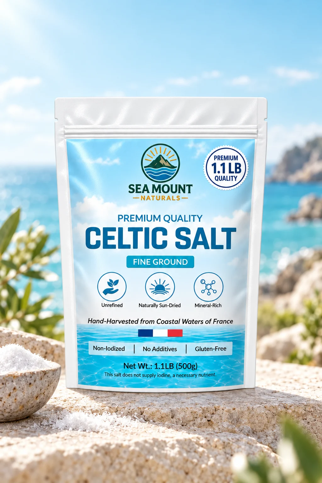 Celtic Sea Salt in a bright editorial setting